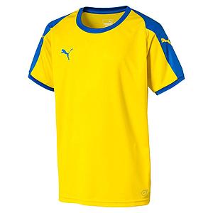 PUMA MAILLOT LIGA Manches Courtes JNE/BLEU 703418-17 Adulte